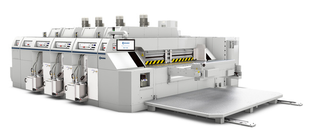 KOLBUS RD 115S Flexopers met rotary die cutter (DRO)