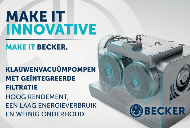 Hoog rendement, een laag energieverbruik en weinig onderhoud